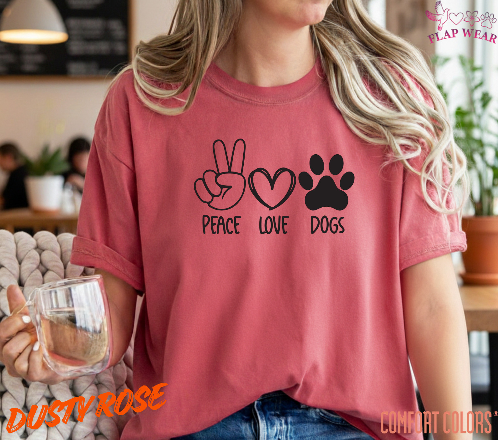 Unisex Peace Love Dogs T SHIRT,T shirt women,T shirt men,T shirt vintage Mom Dad