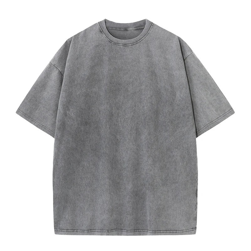 Vintage Washed T Shirt Men Women Oversized Tee 100% Cotton Casual Streetwear