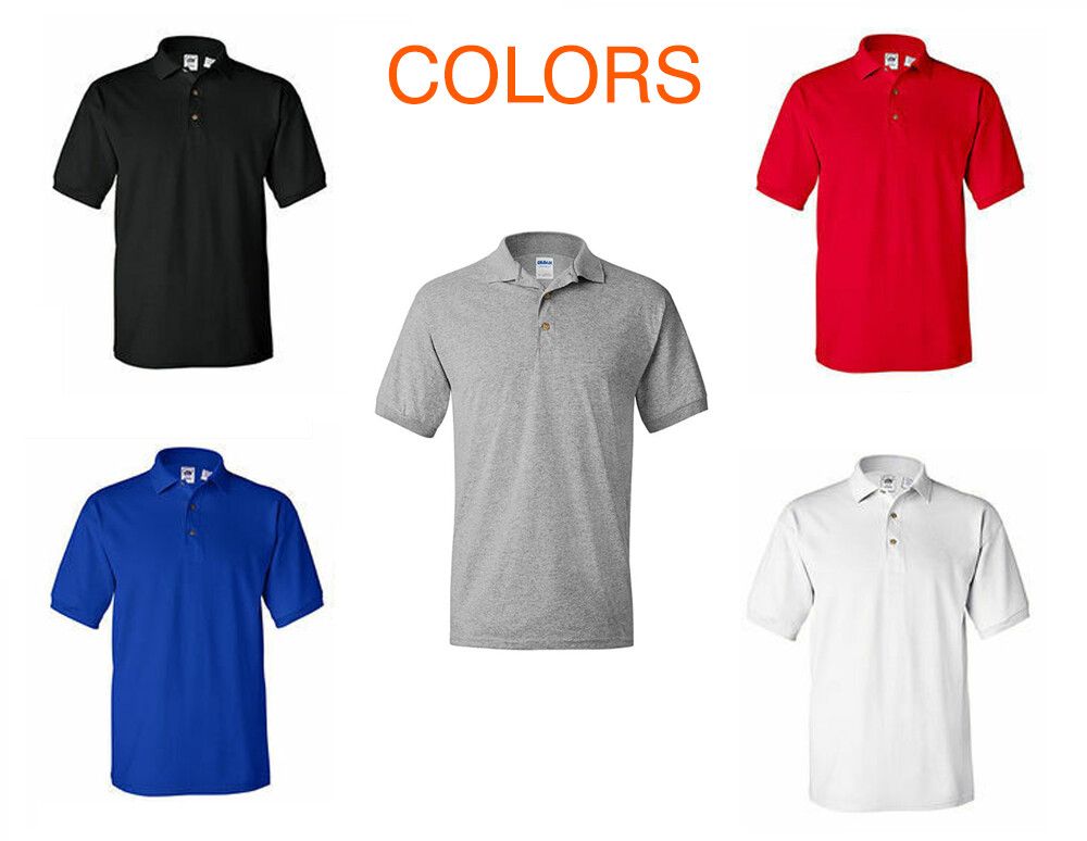 Custom Text logo button up Embroidered Fit Shirt Custom Personalized Thread POLO