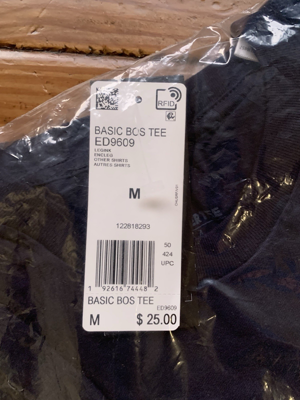 BRAND NEW Adidas Men’s Basic BOS Tee 3 Stripes – LEGEND INK (Dark Navy) SIZE MD