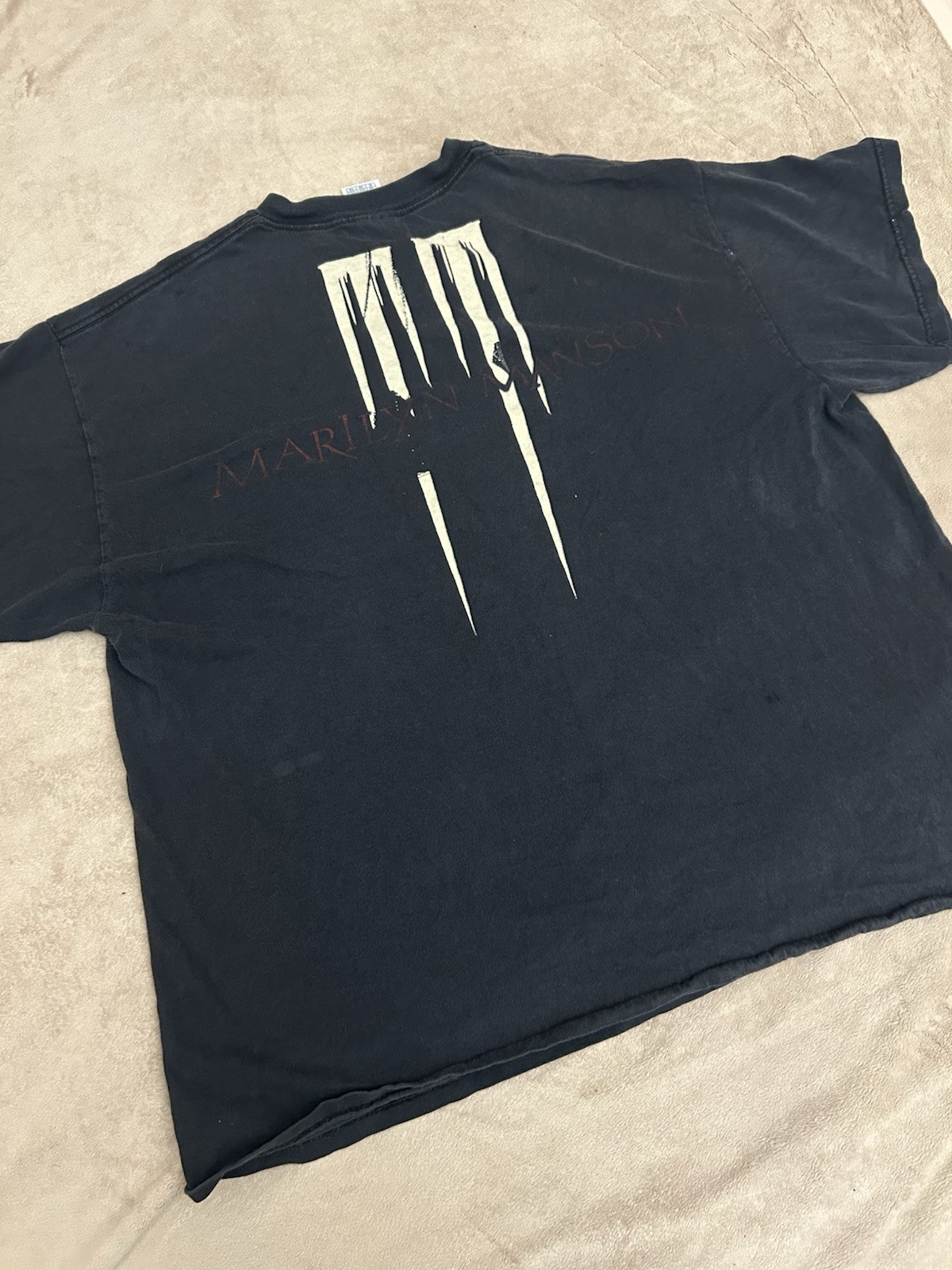 Vintage Marilyn Manson Eat Me Drink Me Double Sided Delta Pro Weight T-Shirt XL