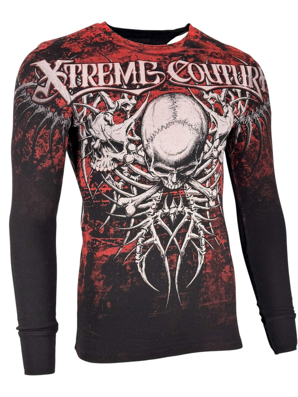Xtreme Couture by Affliction Men’s Thermal T-shirt Bare Bone