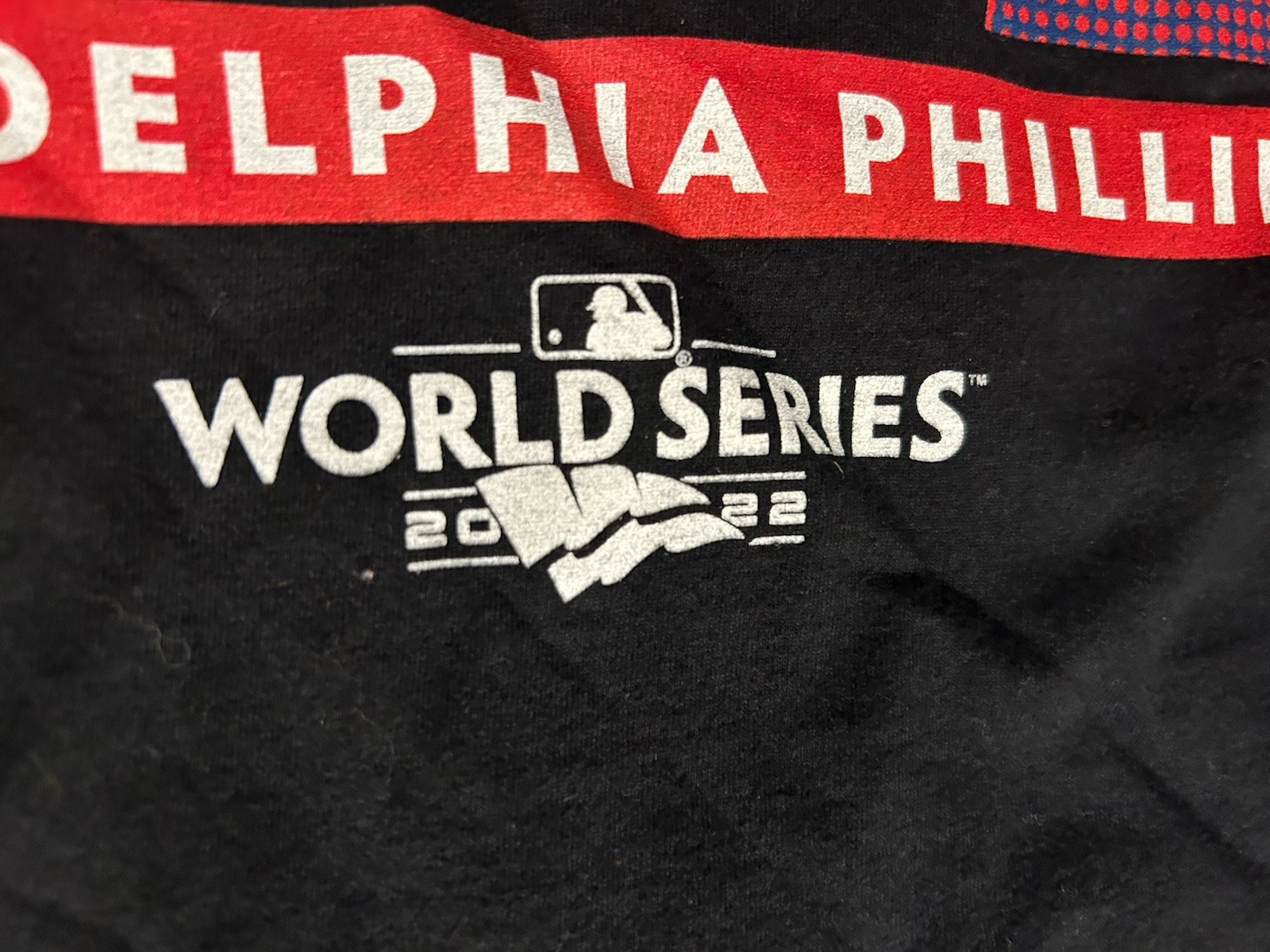 Philadelphia Phillies National League Champs 2022 Shirt Men Large Black