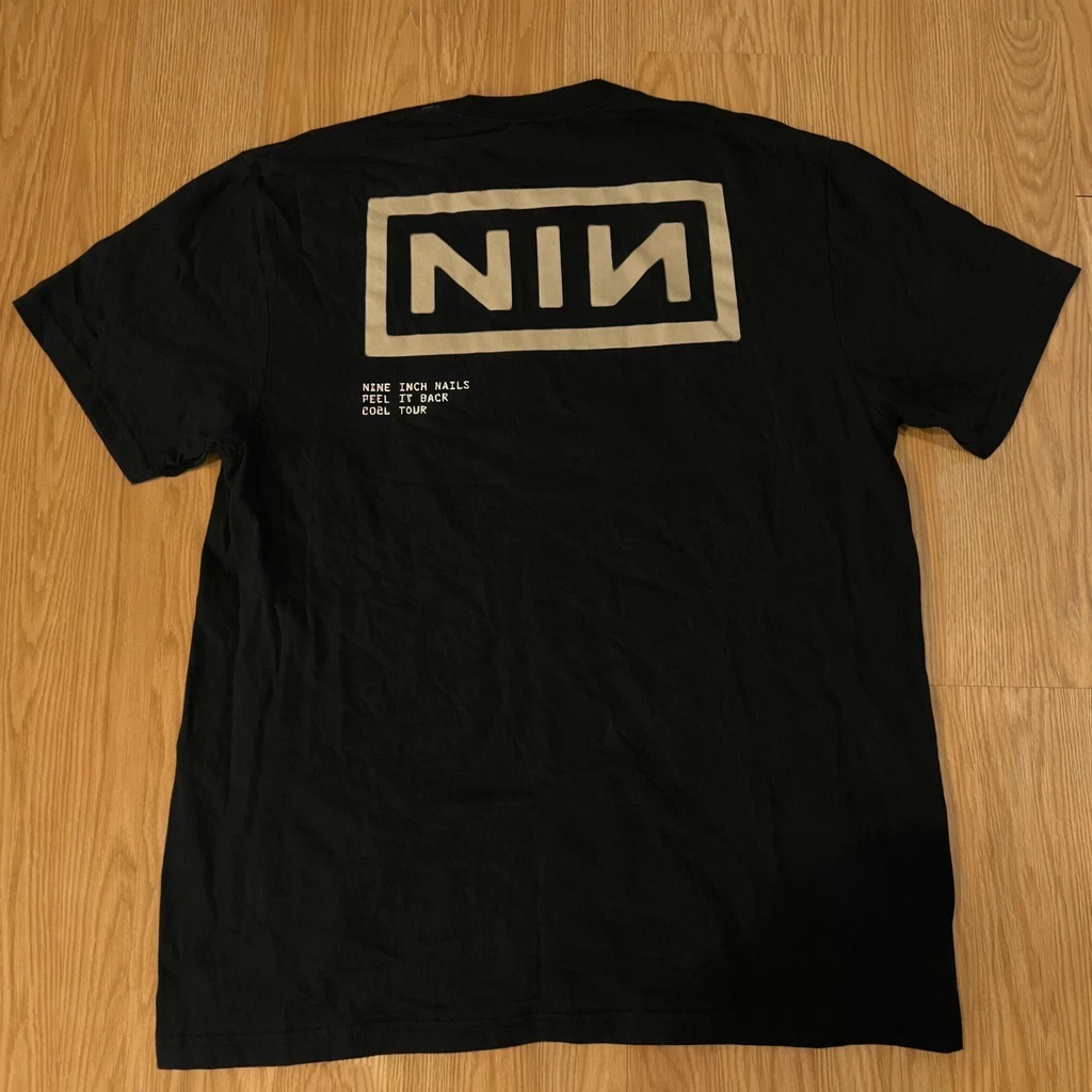 Nine Inch Nails Peel It Back Tour 2026 Lyric non-lyric T-shirt