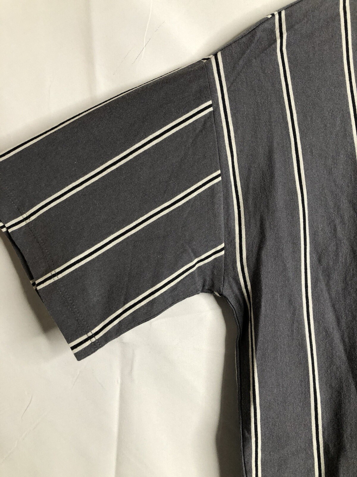 New Look NWT Striped Gray Tee MCMXCI Adult Size XS NEW MEN