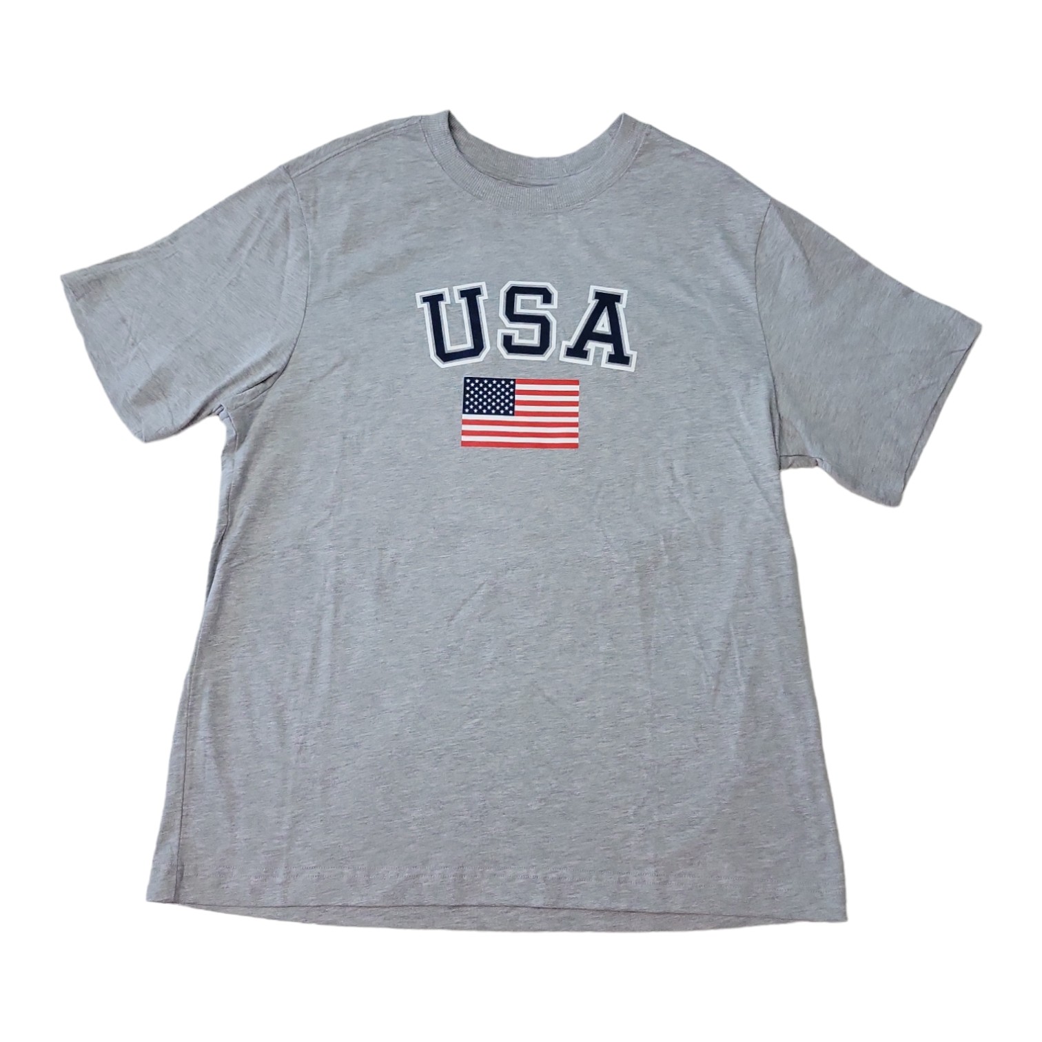 Member’s Mark Adult Unisex Relaxed Fit Crew Neck Short Sleeve Americana Tee