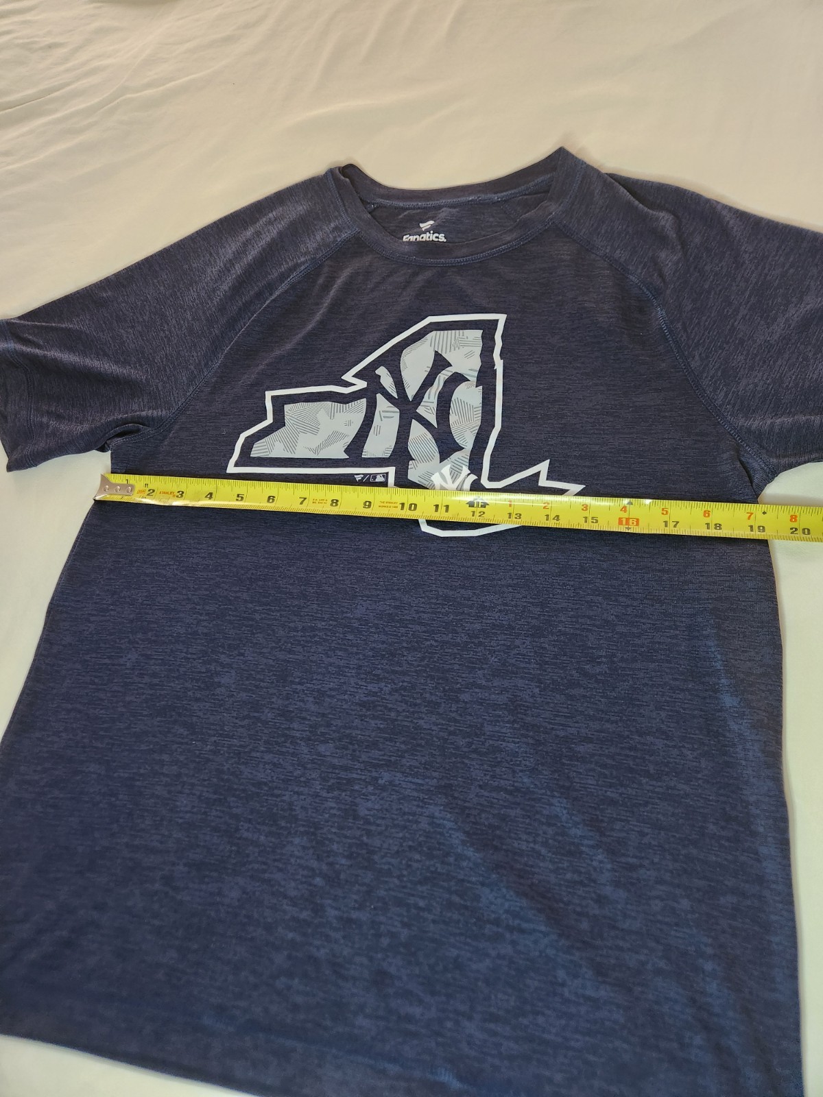 Men’s New York Yankees State Logo T-Shirt Fanatics Blue Baseball Adult Medium