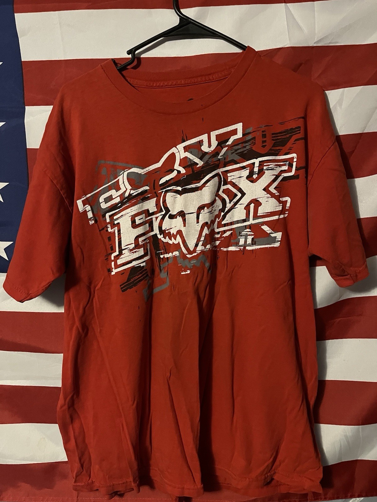 RED FOX RACING Y2K Men’s Short Sleeve T-Shirt LARGE