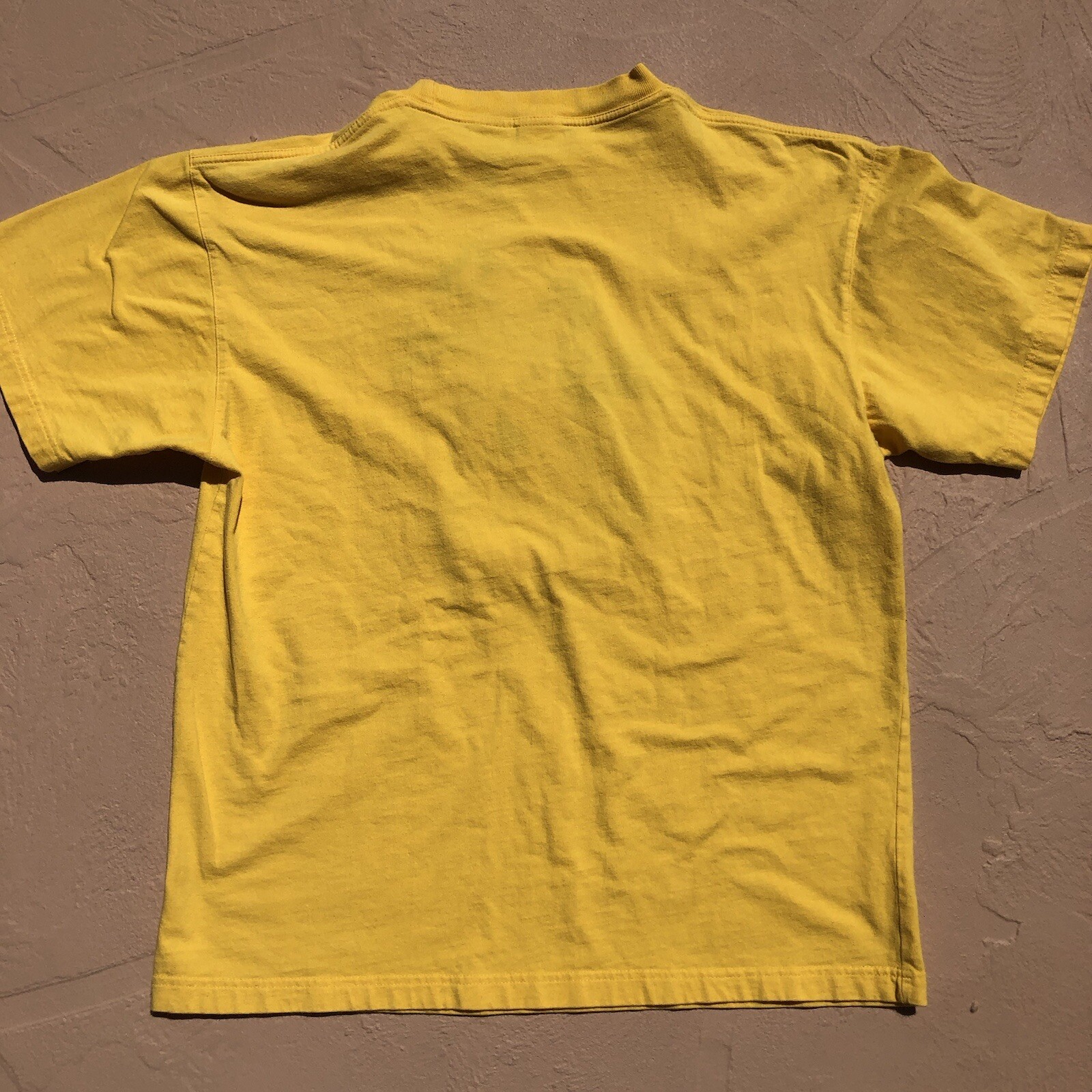 VTG 101 Dalmatians Walt Disney Super Cute Embroidered Graphic Yellow T-Shirt L