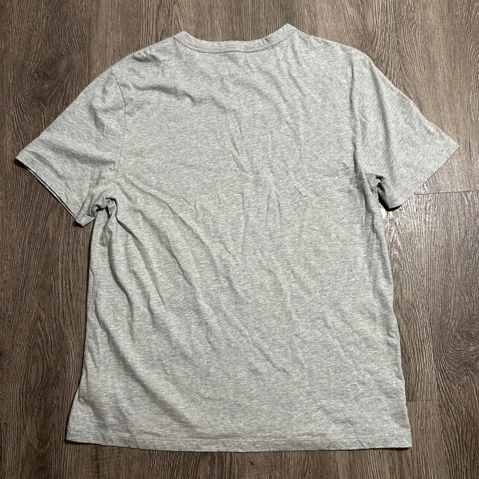 Mott and Bow T-Shirt Large Gray Driggs Classic Crew Neck Cotton Short Sleeve