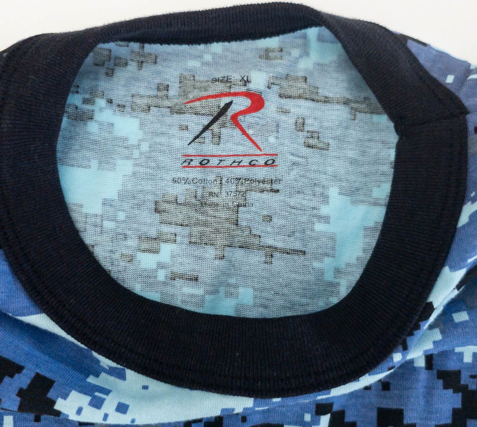 NEW Rothco Sky Blue Digital Camo Military Digital Camouflage T-Shirt 8947 XL