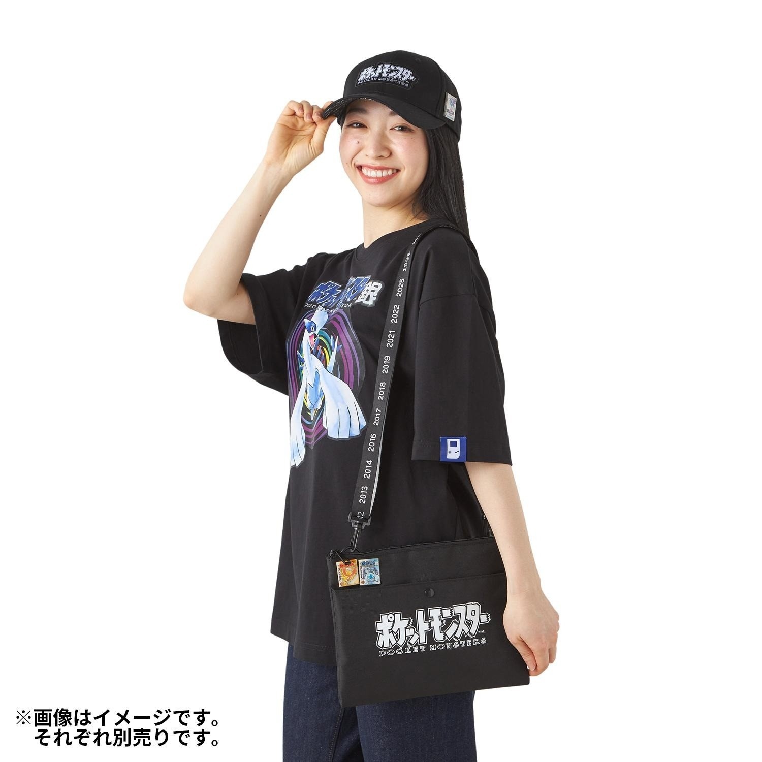 Pokemon Center Release Year Package T-Shirt in Pouch Pokémon Silver Game Boy