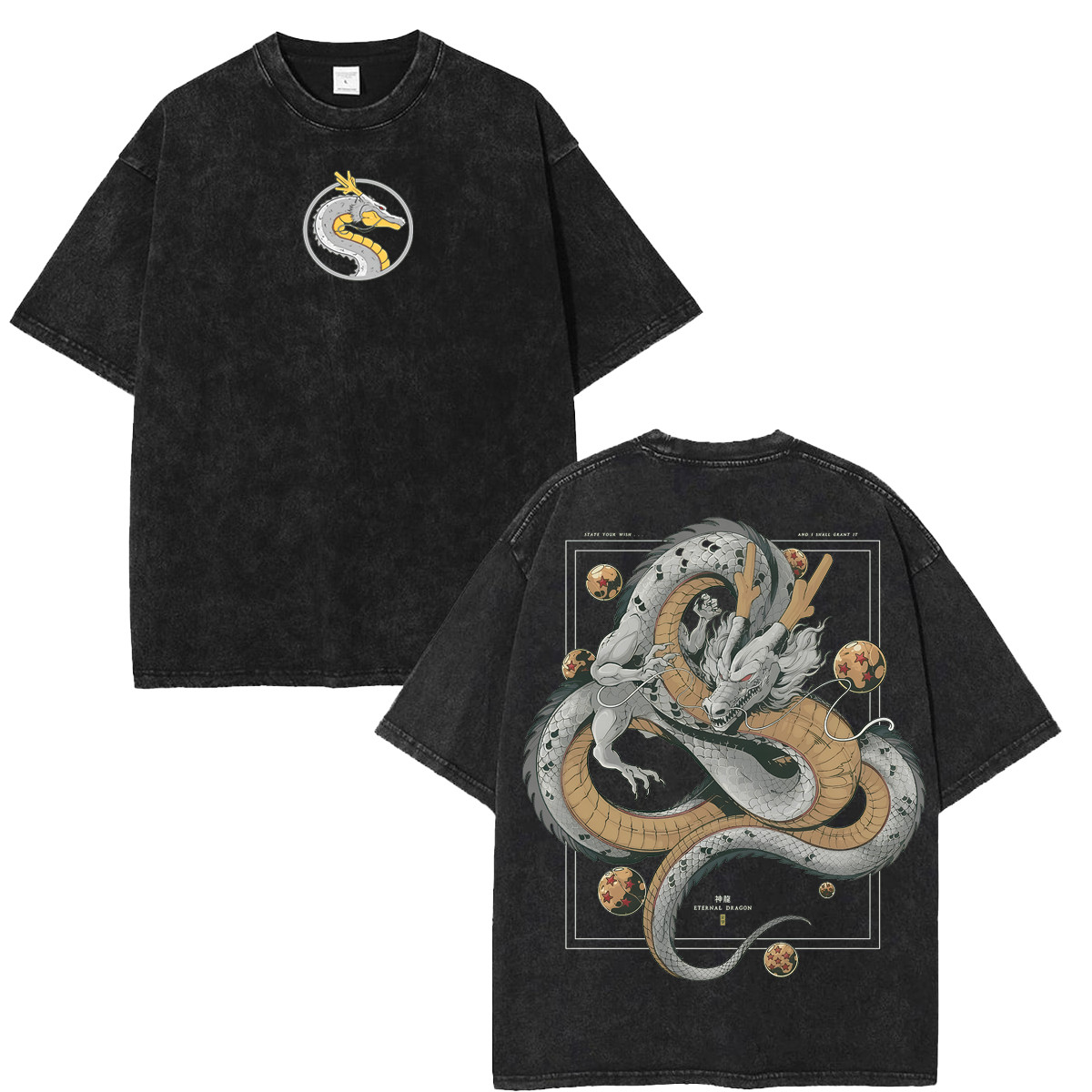Drag0n Ball Shenron Anime Fans And Lovers Streetwear Tshirt
