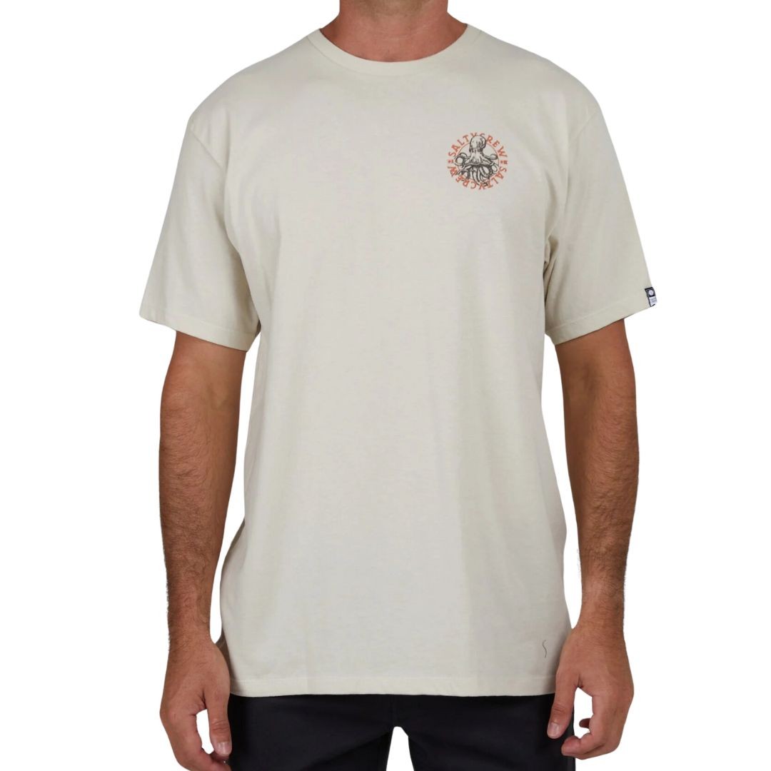 Salty Crew “Tentacles” Premium Short Sleeve Tee (Bone) T-Shirt