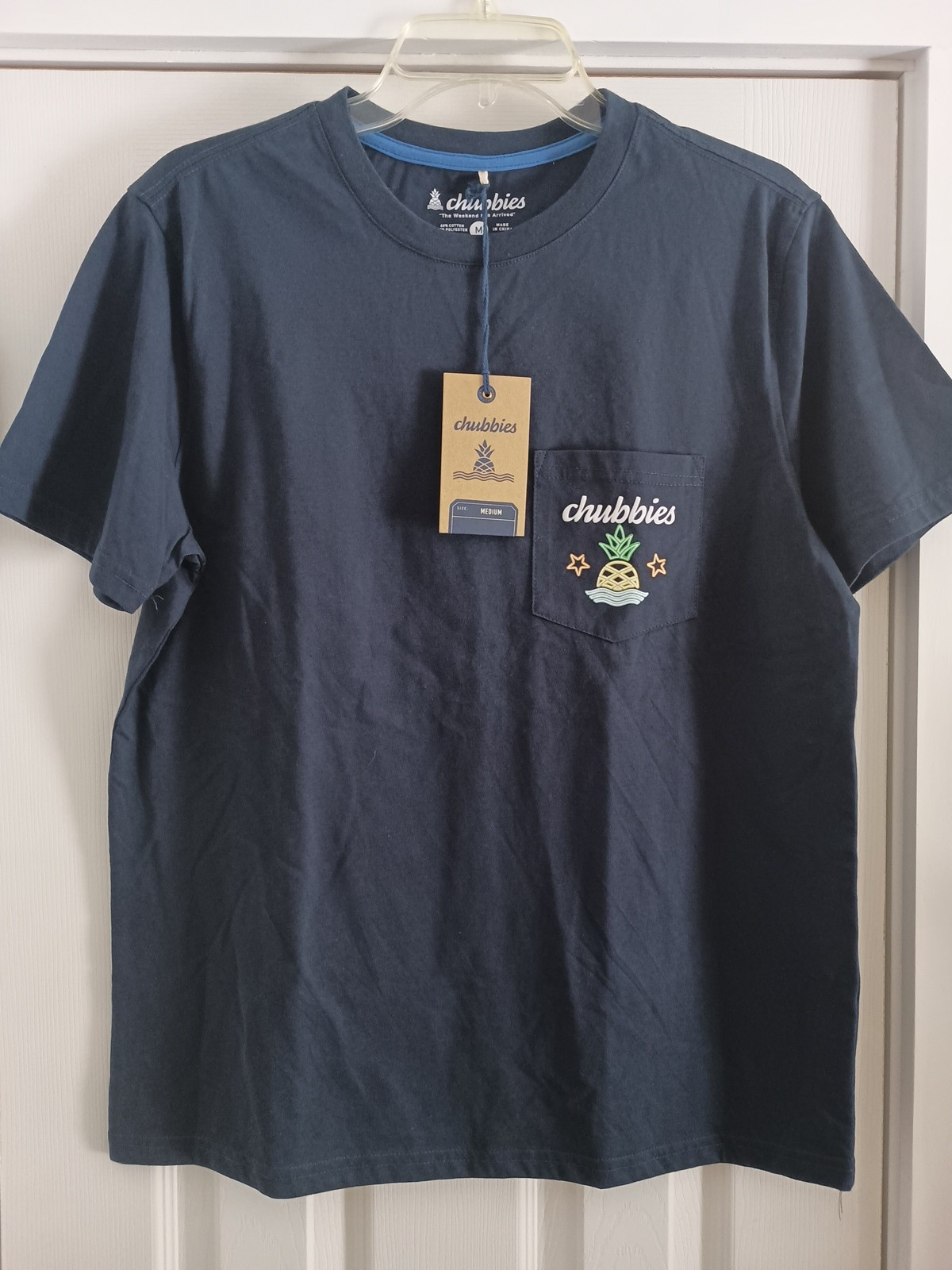 The Weekend Has Arrived Chubbies T-Shirt Men M Graphic Print Taco Bout It NWT