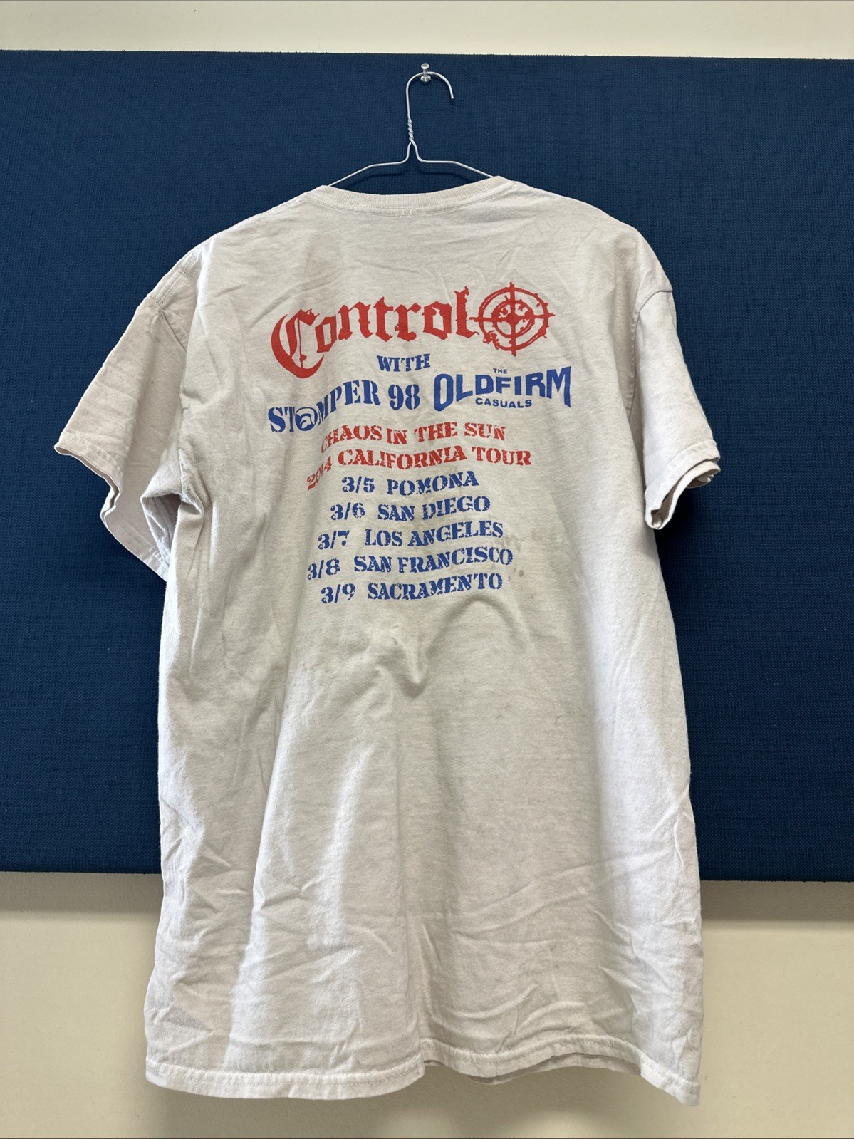 Control Shirt Stomper 98 The Old Firm Casuals Rancid Lions Law NYHC L Skinhead