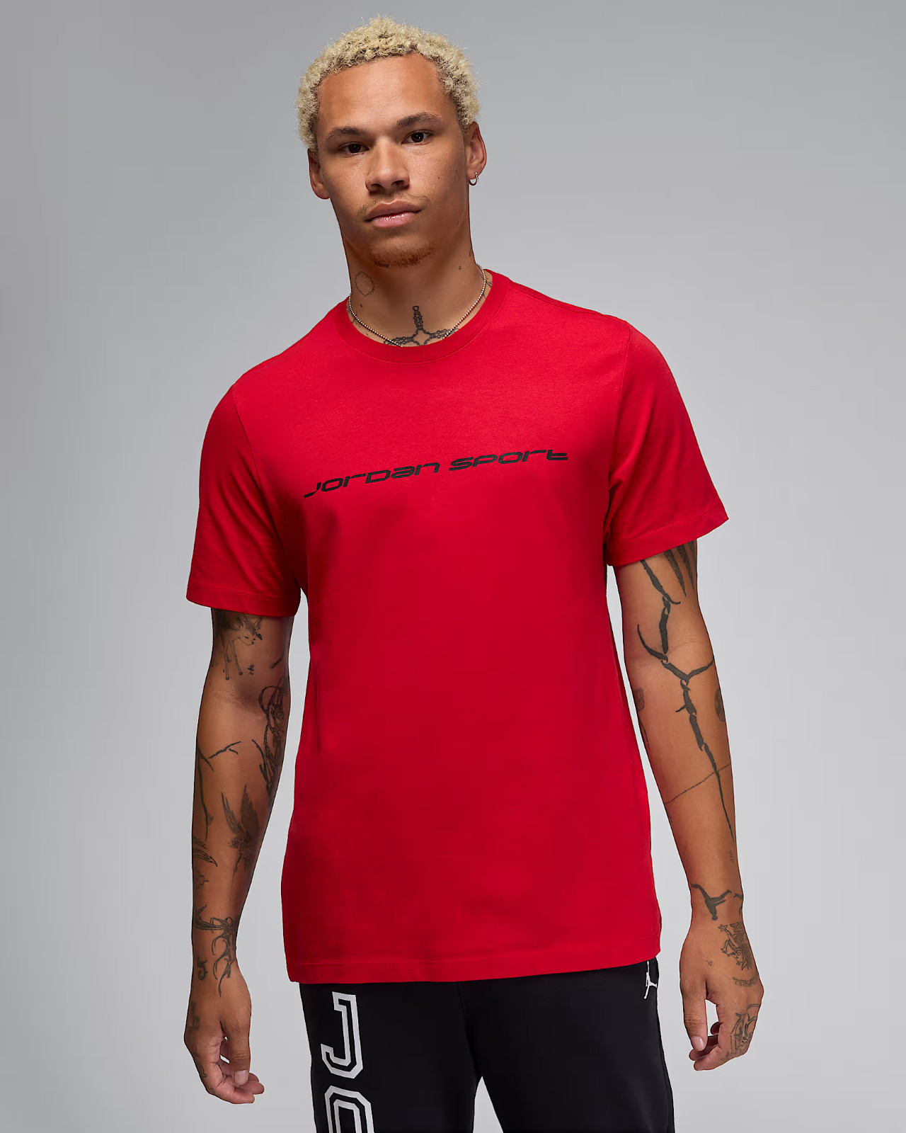 Nike Jordan Sports Men’s Dri-FIT T-shirt FZ1931-687 Gym Red/Black US Size XS-3XL