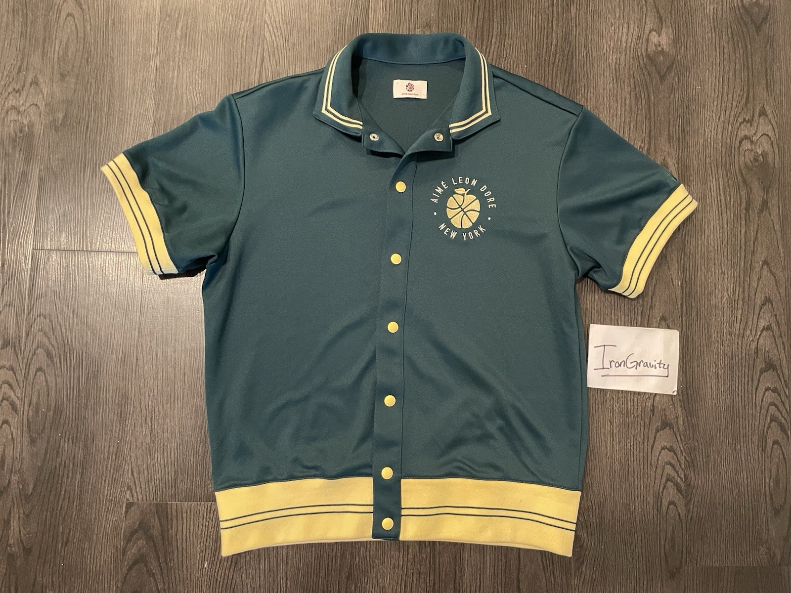Aime Leon Dore x New Balance Warm Up Shirt Size Medium M