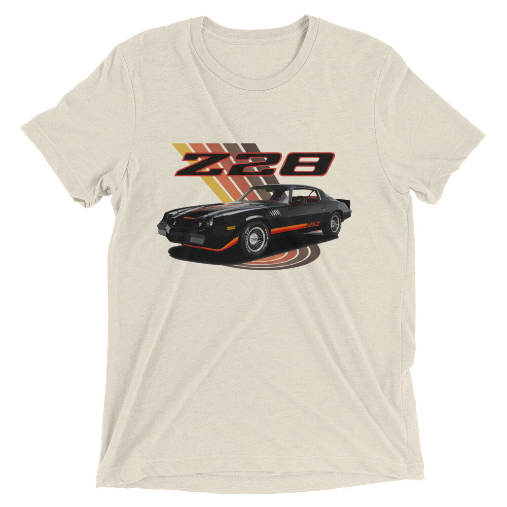 1979 Camaro Z28 Retro 70s 1970s Muscle Car Vintage Feel Tri-blend t-shirt