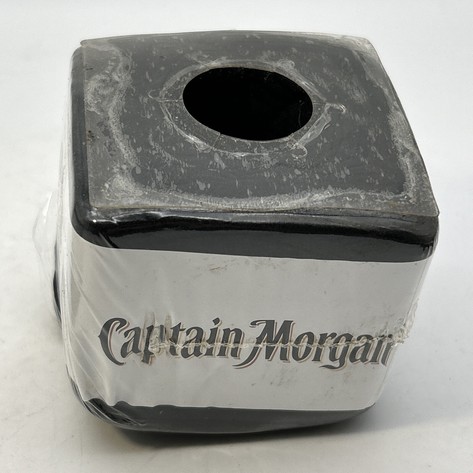 2-Vtg Captain Morgan Graphic T-Shirts Pirate Logo Front Back Rum (Size Unknown)