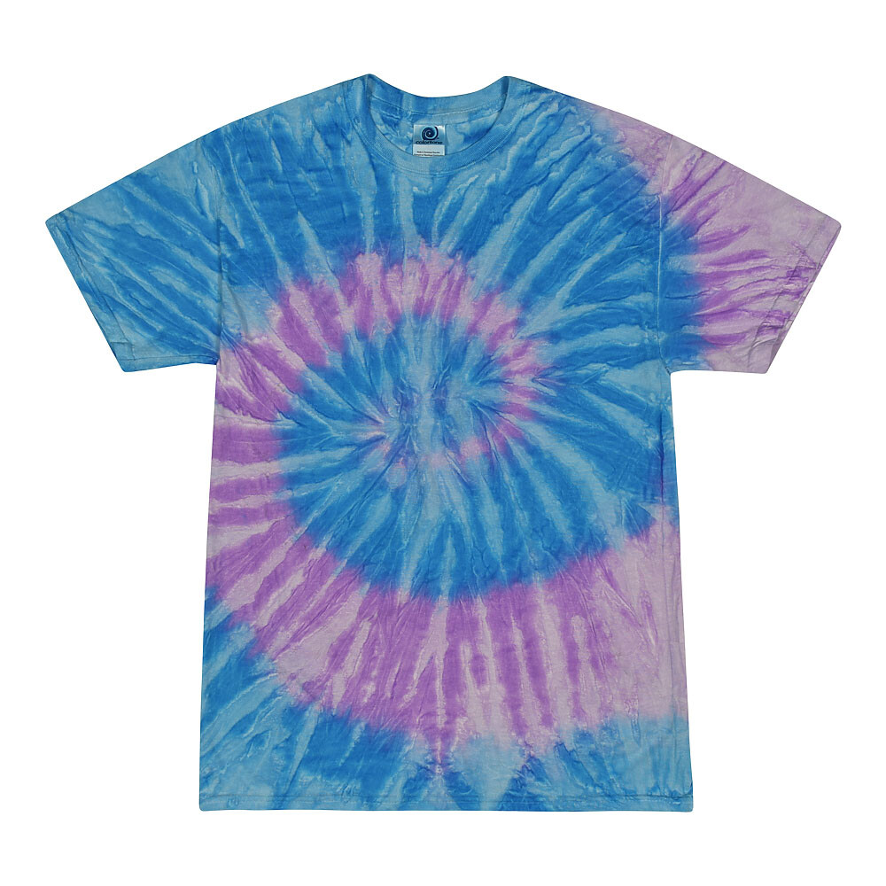Tie Dye T-Shirts Multi-Color Adult XL 100% Cotton Colortone