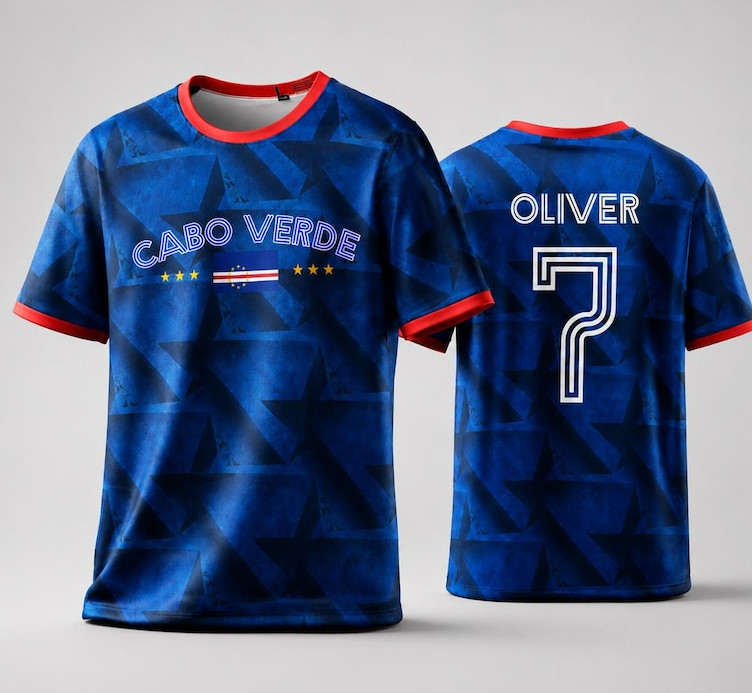 Custom Name Number Cabo Verde Soccer FIFA World Cup 2026 3D shirt VK13857