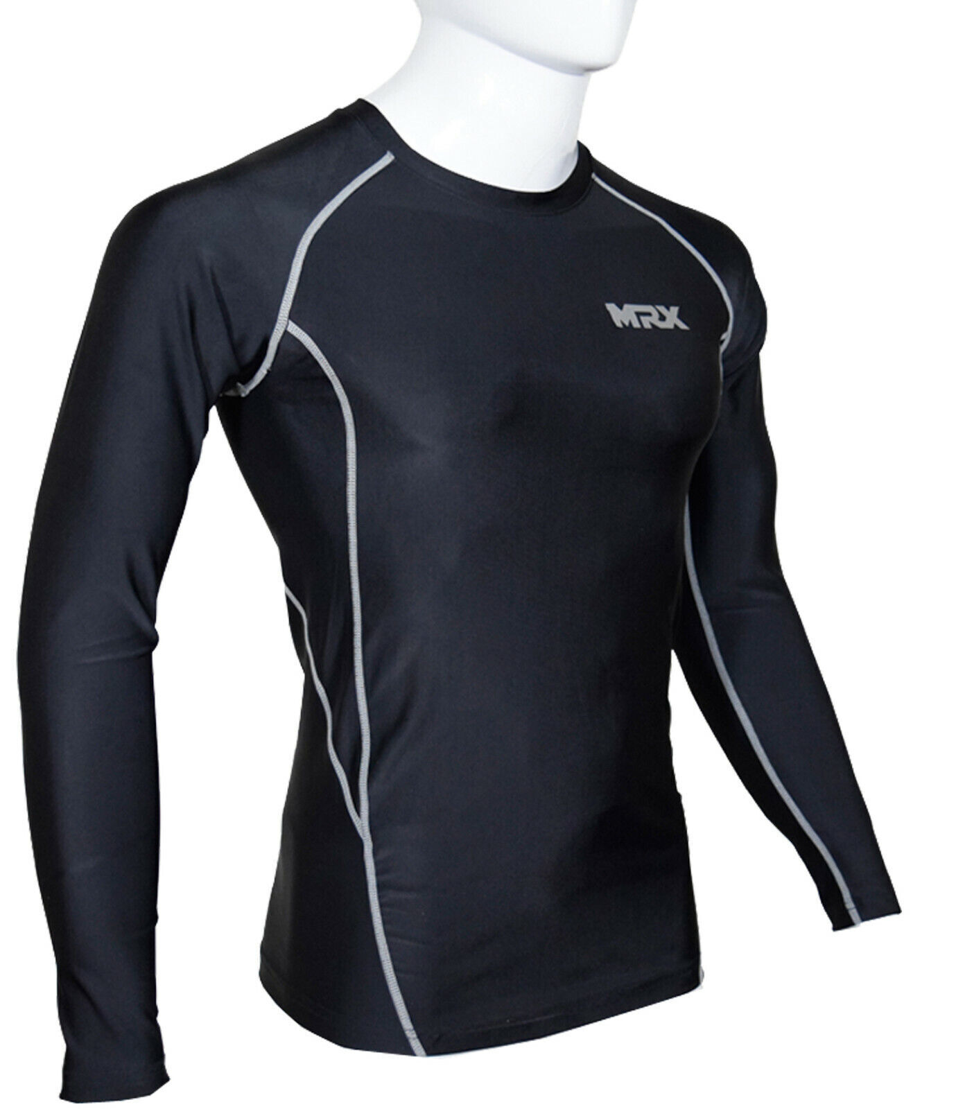 Men’s Compression Shirts Athletic Gym Training Workout Rash Guard Full Sleeve