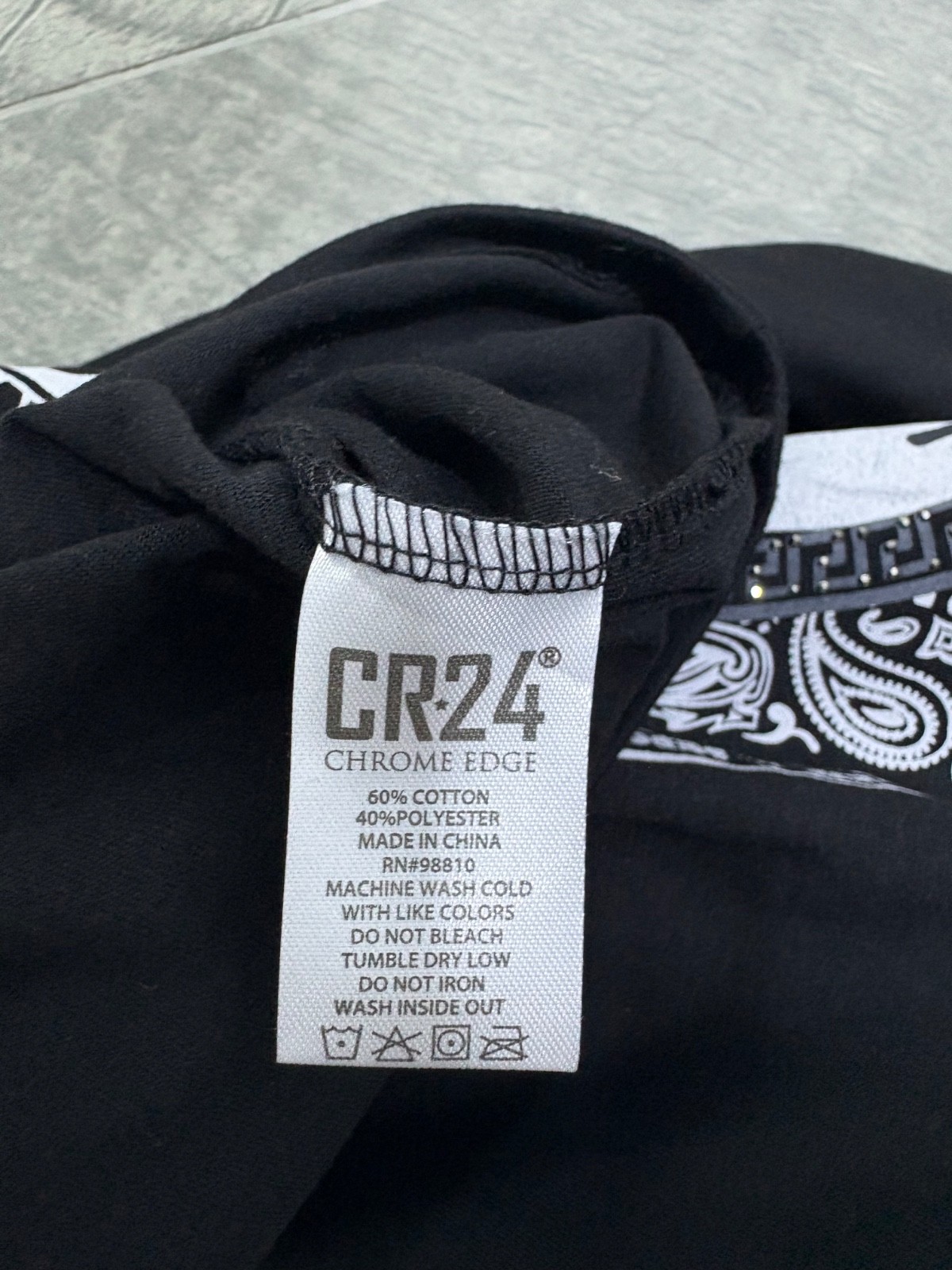 Bordo Cromato 24 t-shirt features a bold skull graphic tee | medium