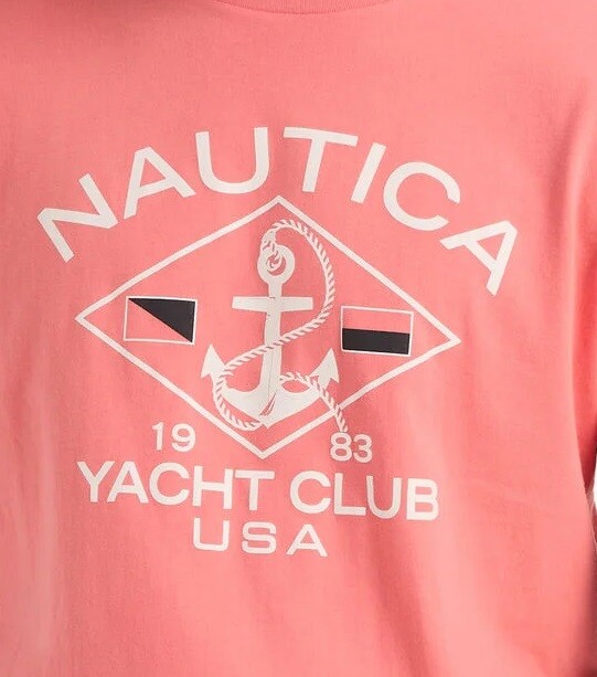 Nautica Men’s Short Sleeve Graphic Tee Sleep T-Shirts Choice S M L XL XXL – NEW
