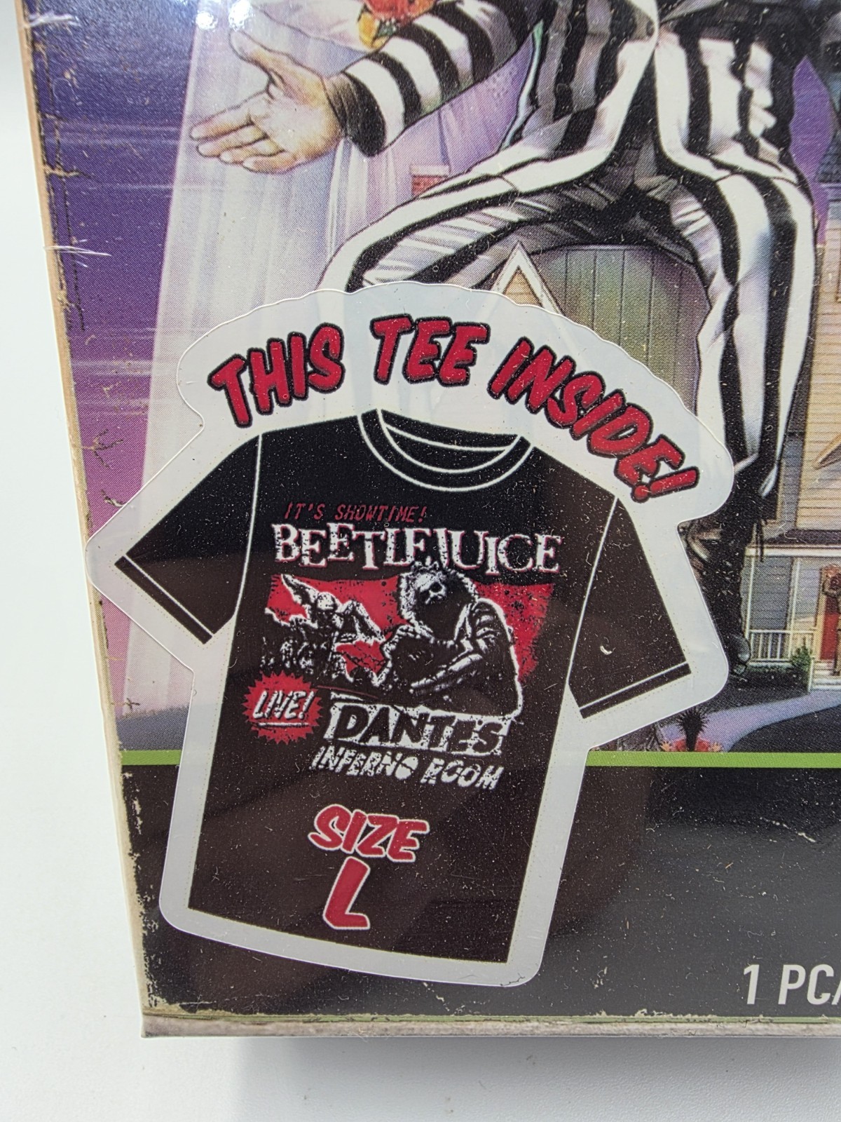 Funko Home Theater Beetlejuice Mens T-Shirt (Size: Large) | BRAND NEW