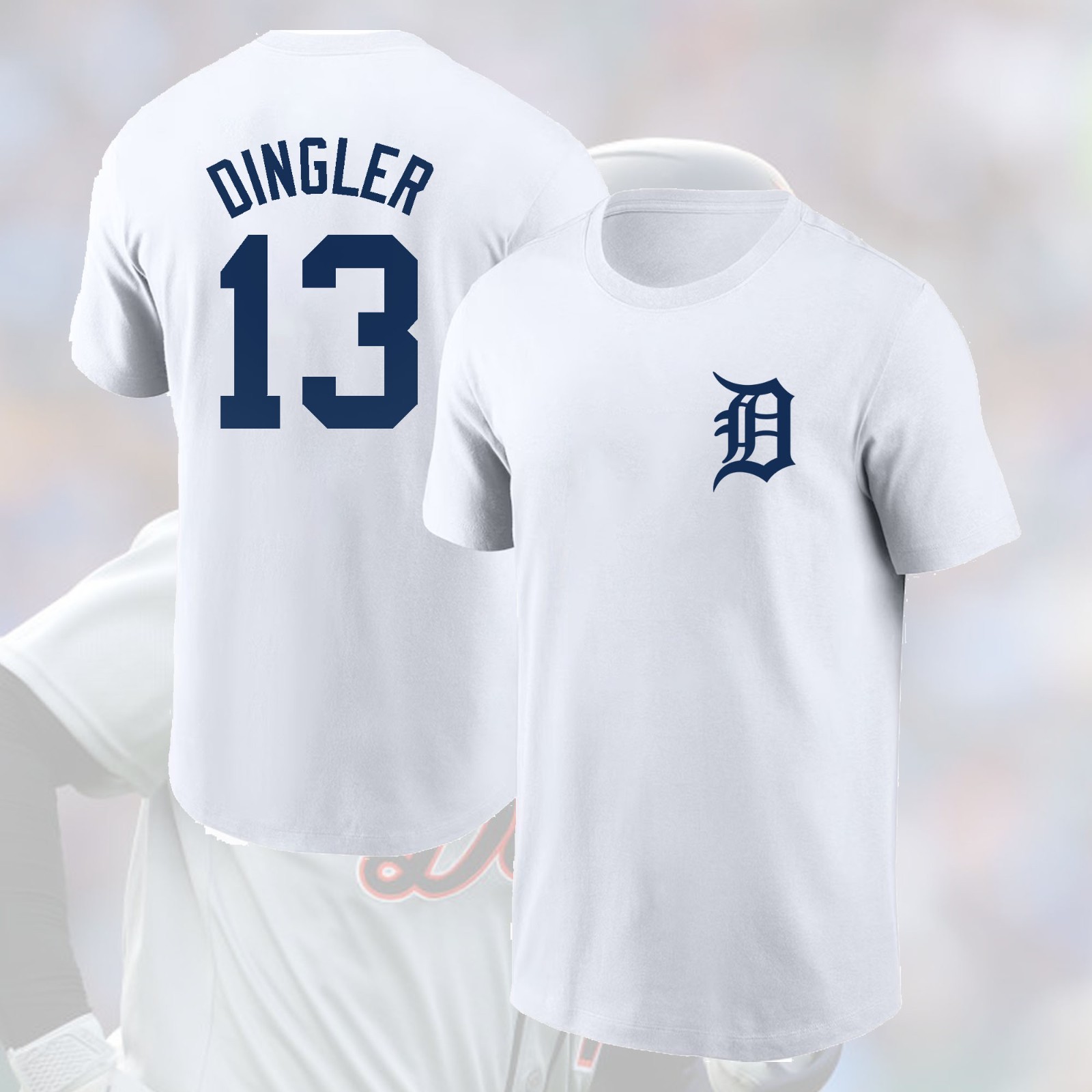 HOT!! Dillon Dingler #13 Detroit Tigers 2025 Name & Number Fan Gifts