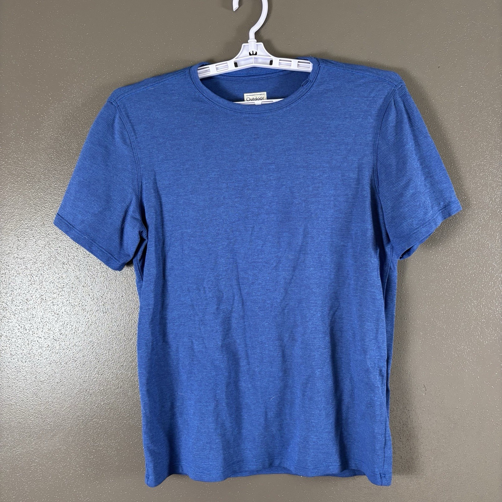 Outdoor Voices Mens T Shirt Short Sleeve Mens Shirt Size M Medium Blue Excellent