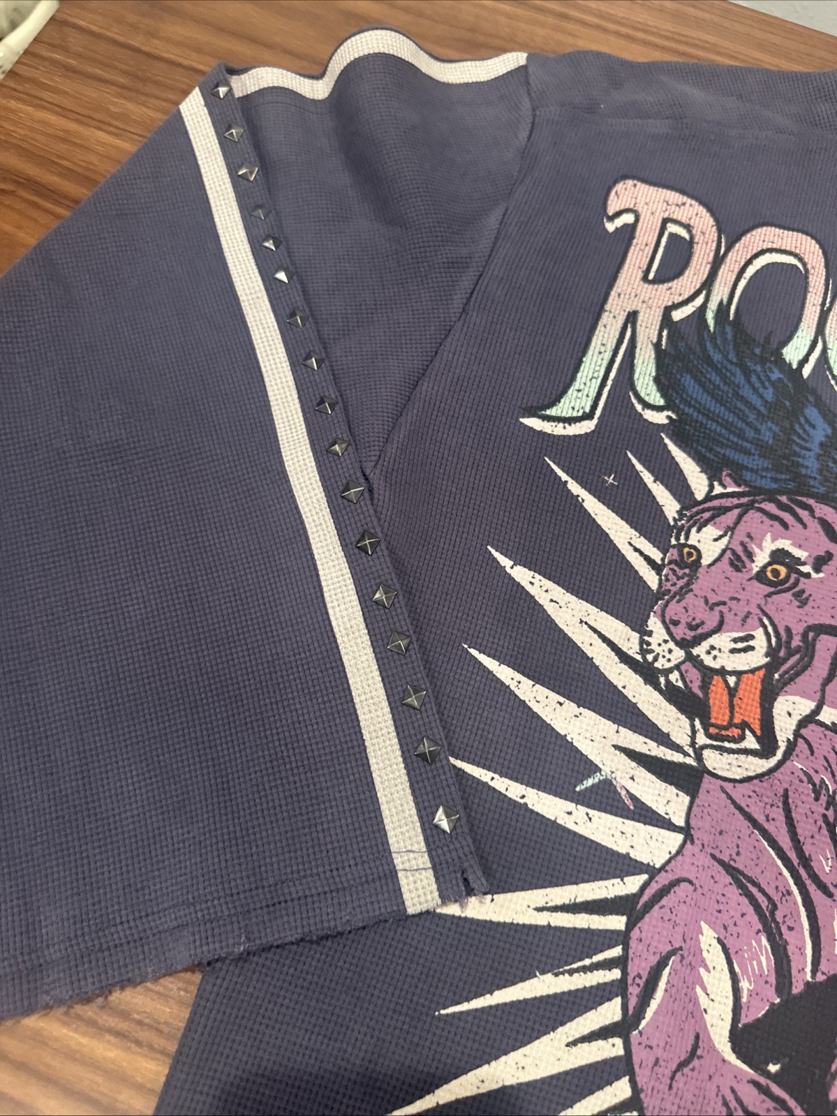 Men’s 2XL Gunzinii Thermal Longsleeve Hardware Shirt Rock N Roll World Tour NWT