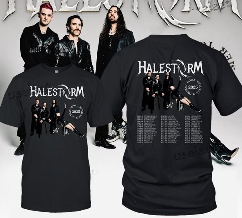Halestorm Spring & Summer 2025Tour Classic Tee Shirt All Size 20D1633