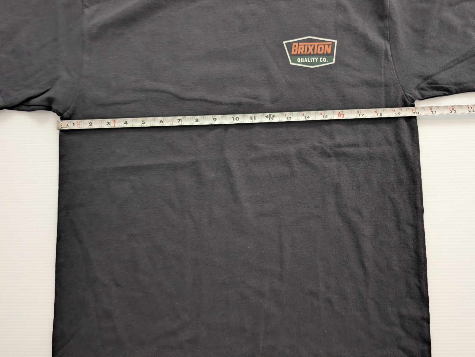 Brixton Quality Co Graphic T Shirt Mens Black Logo Tee