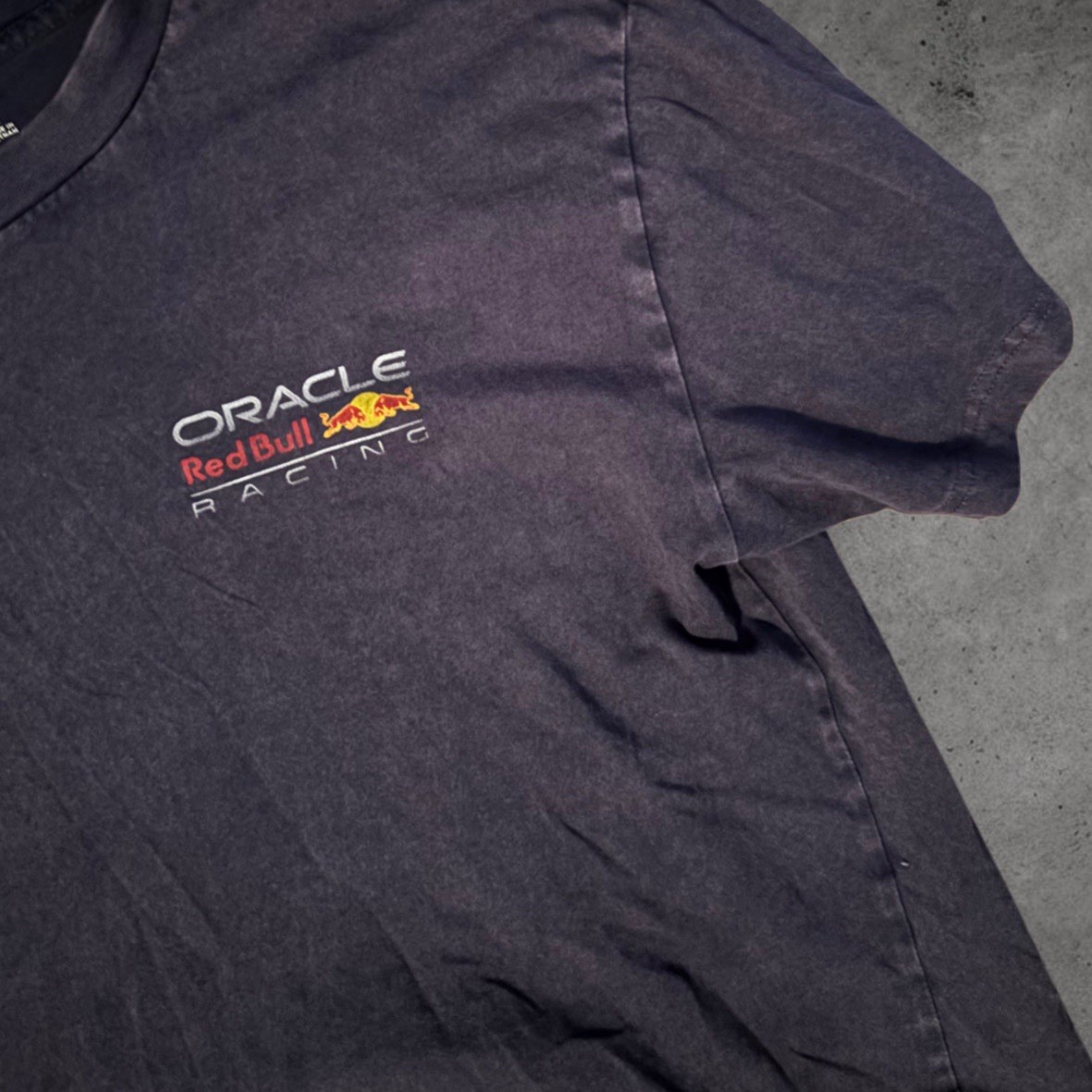 Hollister Oracle Red Bull Racing Formula 1 T-Shirt Mens Small Blue Graphic Tee