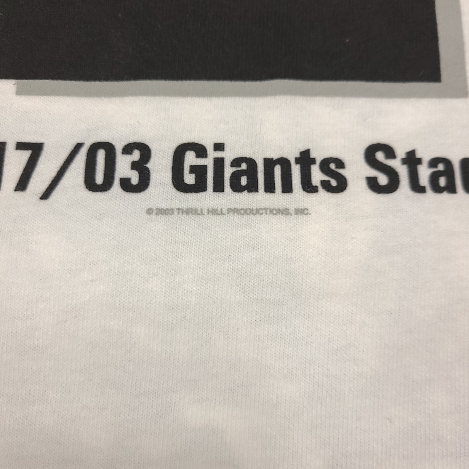 Bruce Springsteen & E Street Band Giants Stadium 2003 Event T Shirt Large #Q08