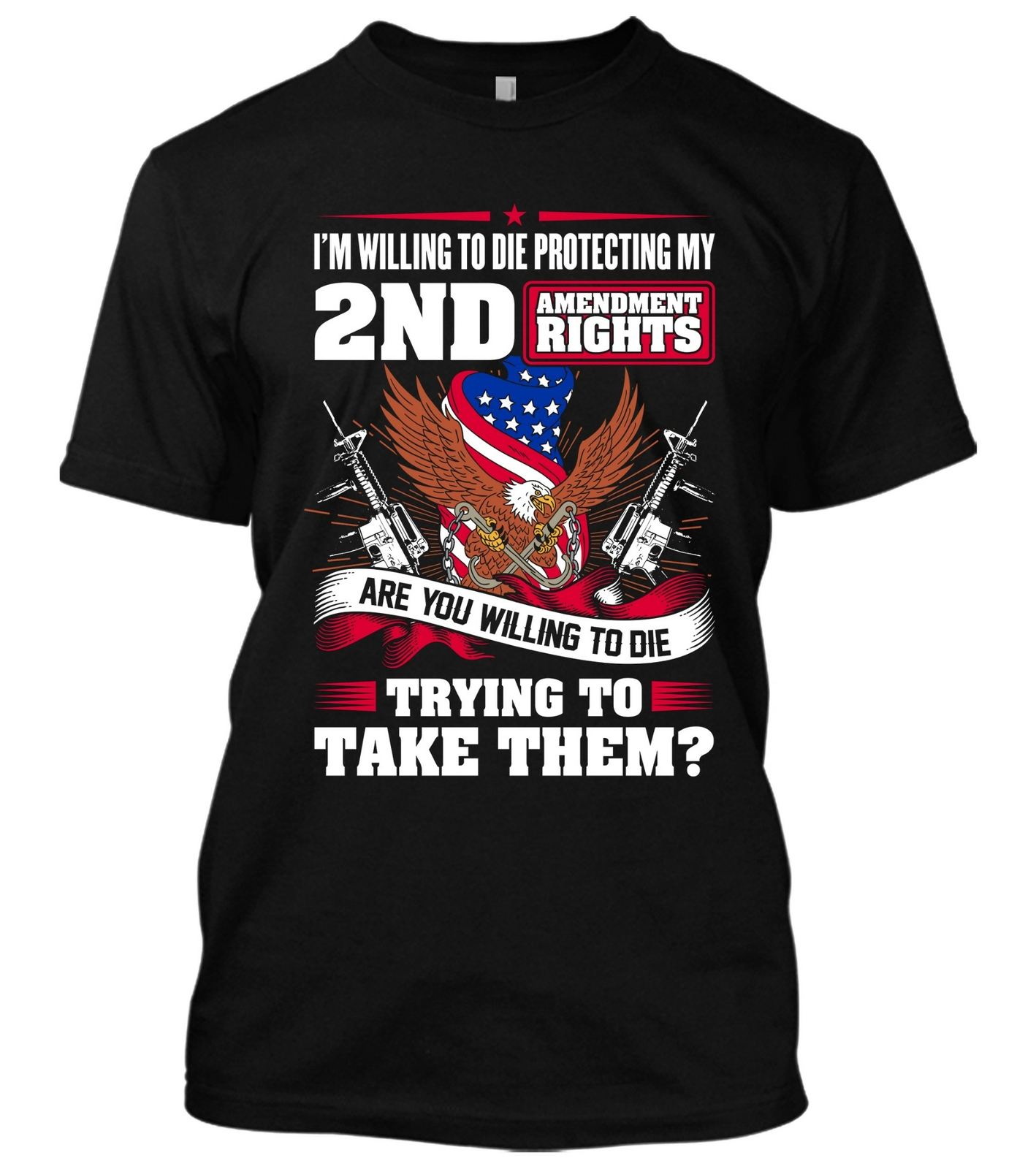 2nd Amendment New Men’s Shirt Guns Rights AR15 Pro-Guns Molon labe USA Flag Tees