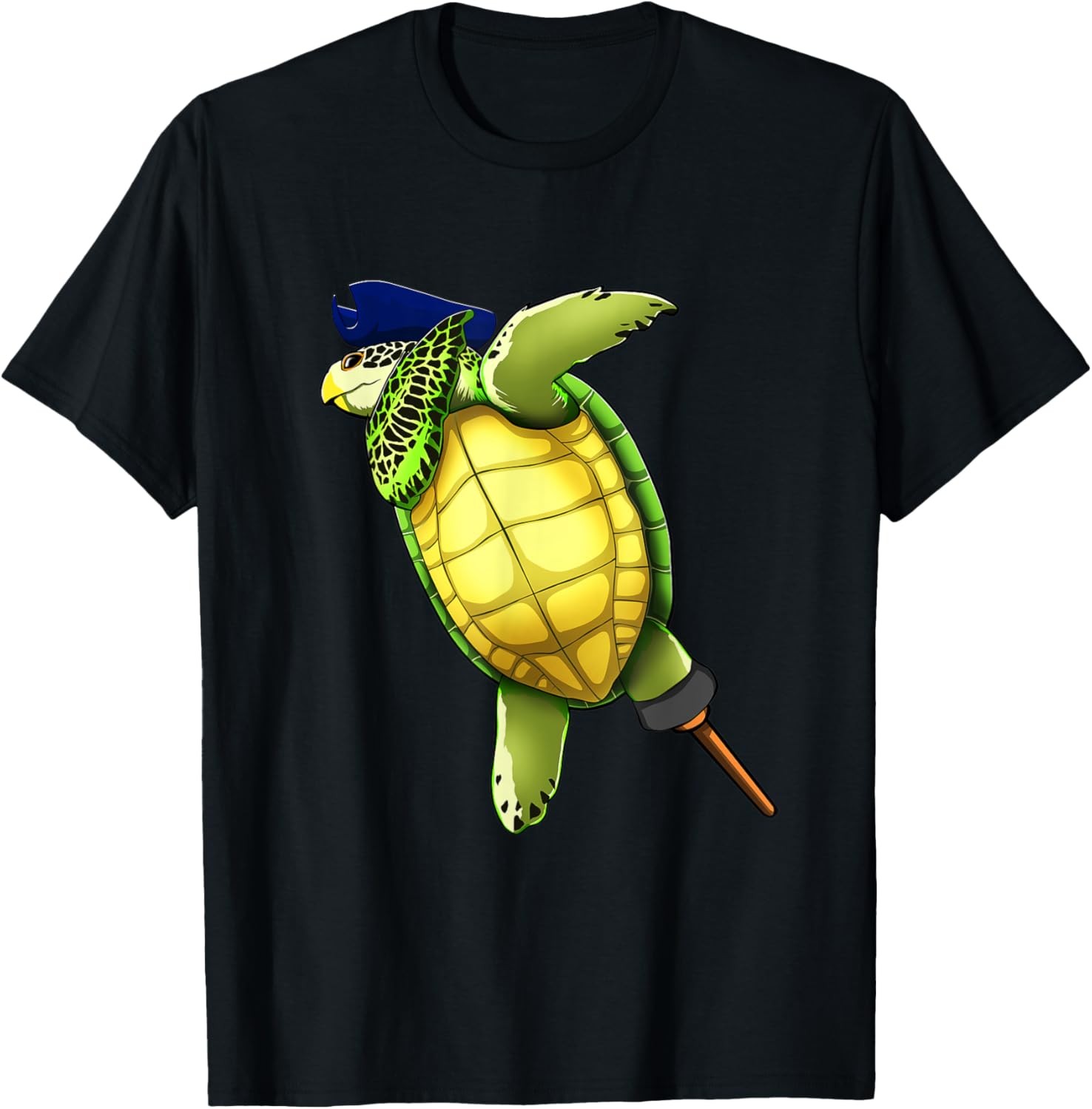 Pirate Sea Turtle Dab Viking Novelty Halloween T-Shirt