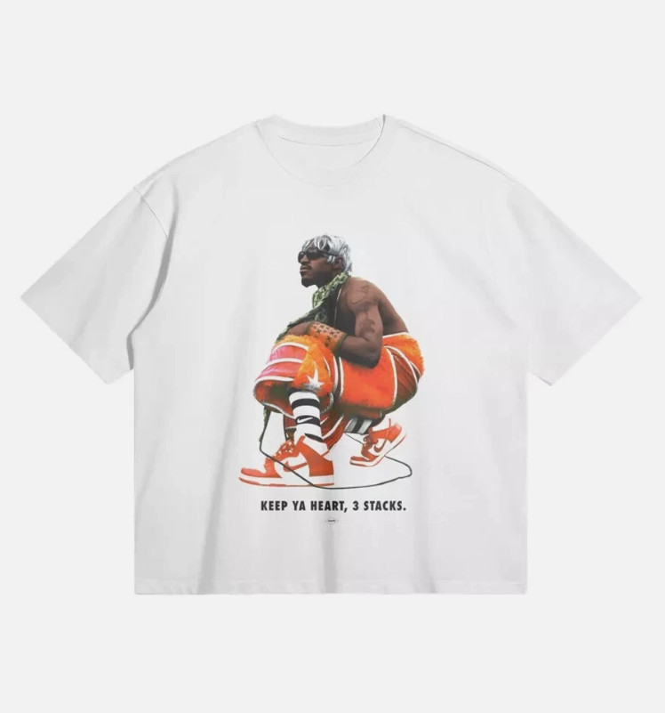 Andre 3000 T-Shirt, Andre 3000 Keep Ya Heart Tee, 3 Stacks Tee, Vintag