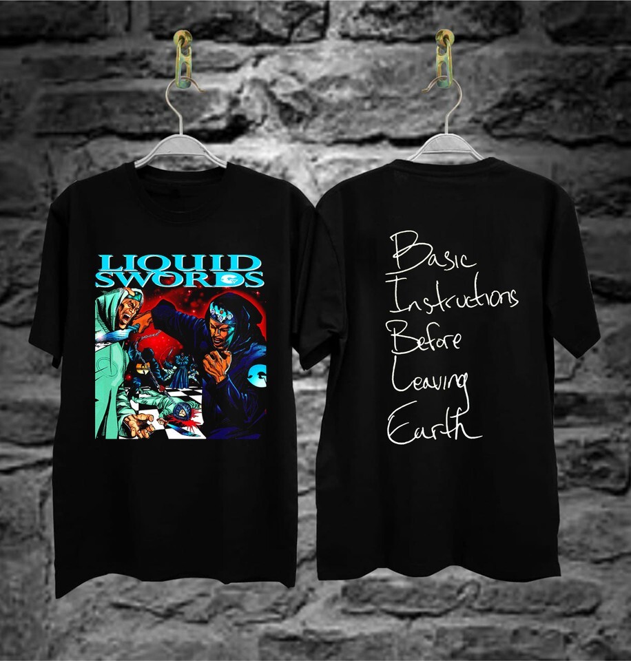 liquid swords gza hiphop basiz instrustion before leaving tshirt