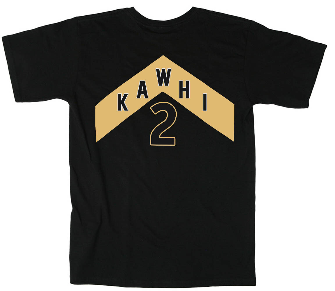 Kawhi Leonard Raptors “We The North Jersey Logo” T-Shirt