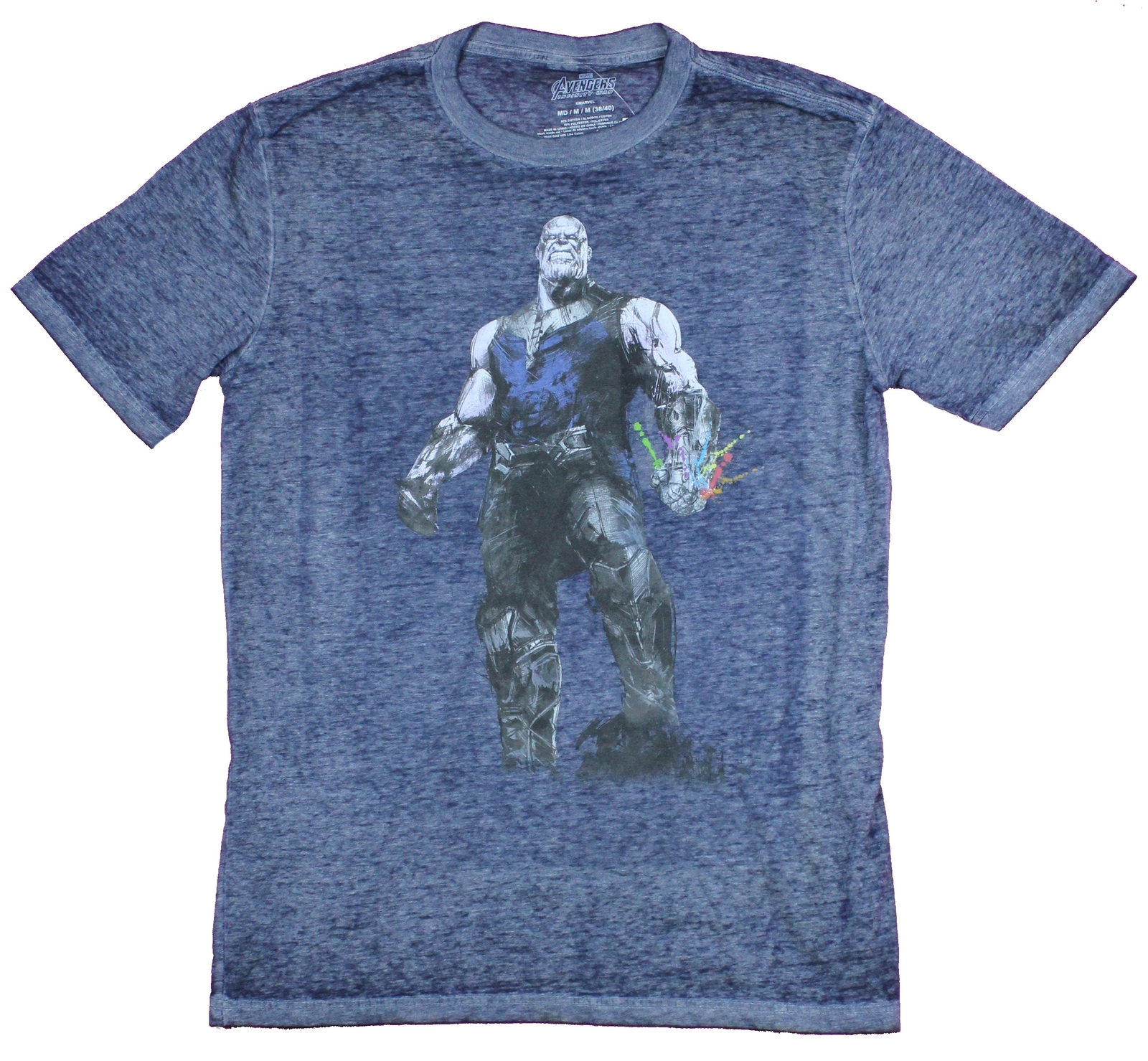 Thanos (Marvel)Mens T-Shirt – Endgame Proud Standing Image