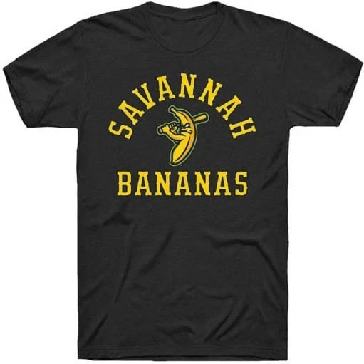 New Savannah Bananas Logo Baseball Fan Gift Unisex Shirt Tee Size S M L XL-5XL