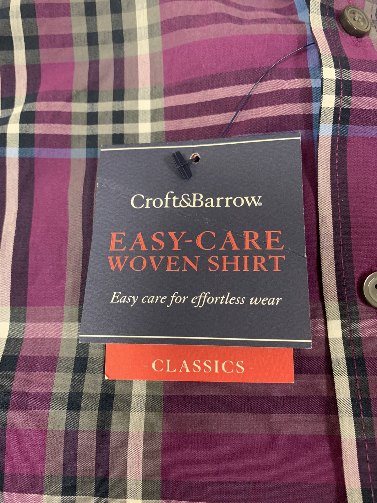 Croft & Barrow Easy Care Woven Shirt