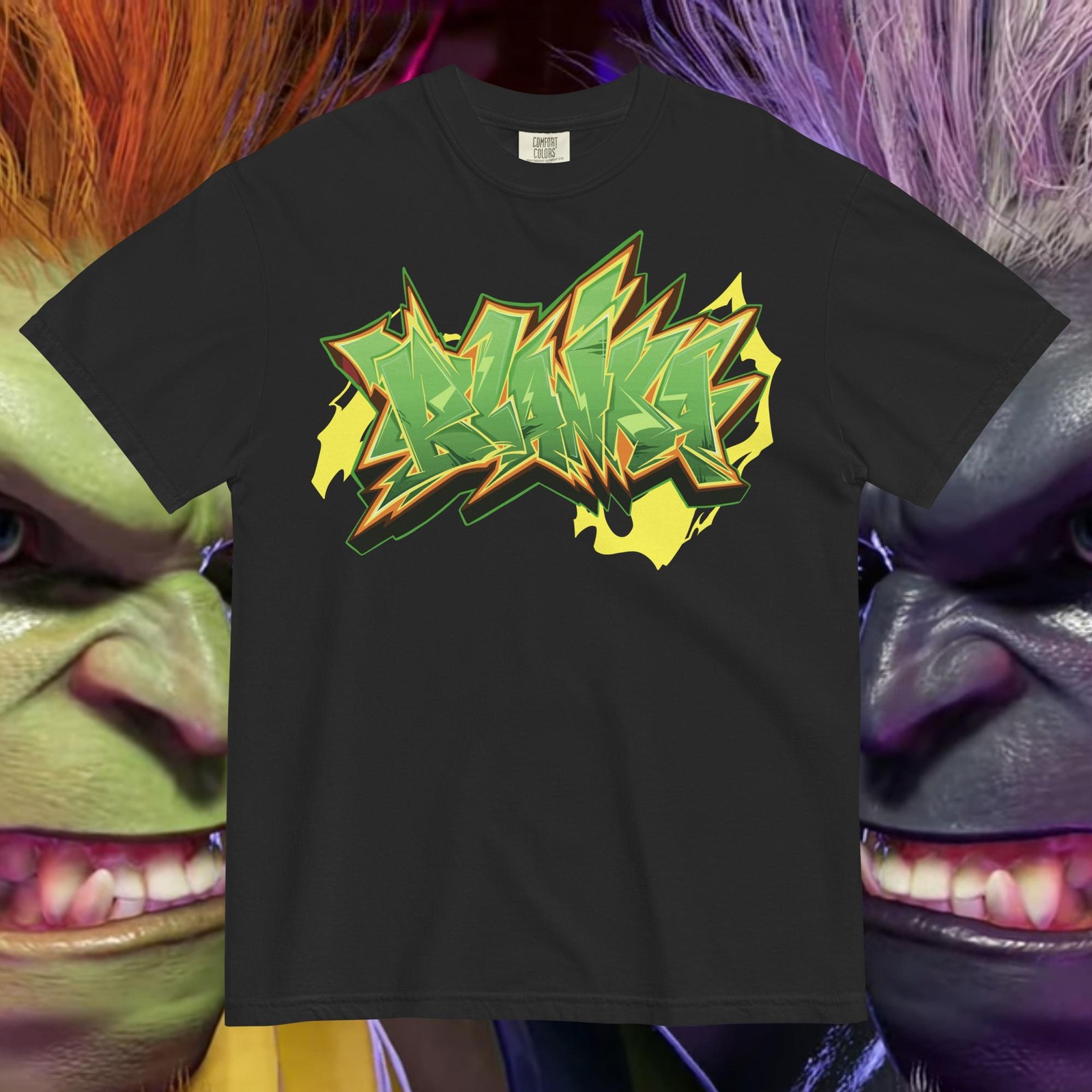 Street Fighter 6 Blanka Graffiti Heavyweight Shirt – Fiend NYC