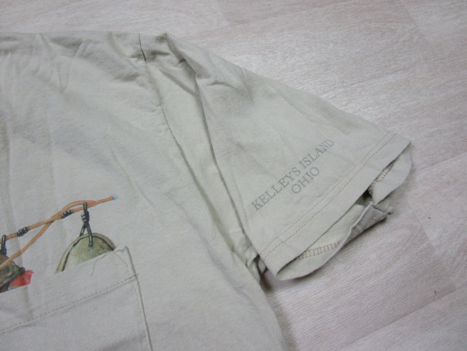 Vintage Fishing Pocket T Shirt (L) Men’s Annapolis Trading Co. USA Made Outdoors