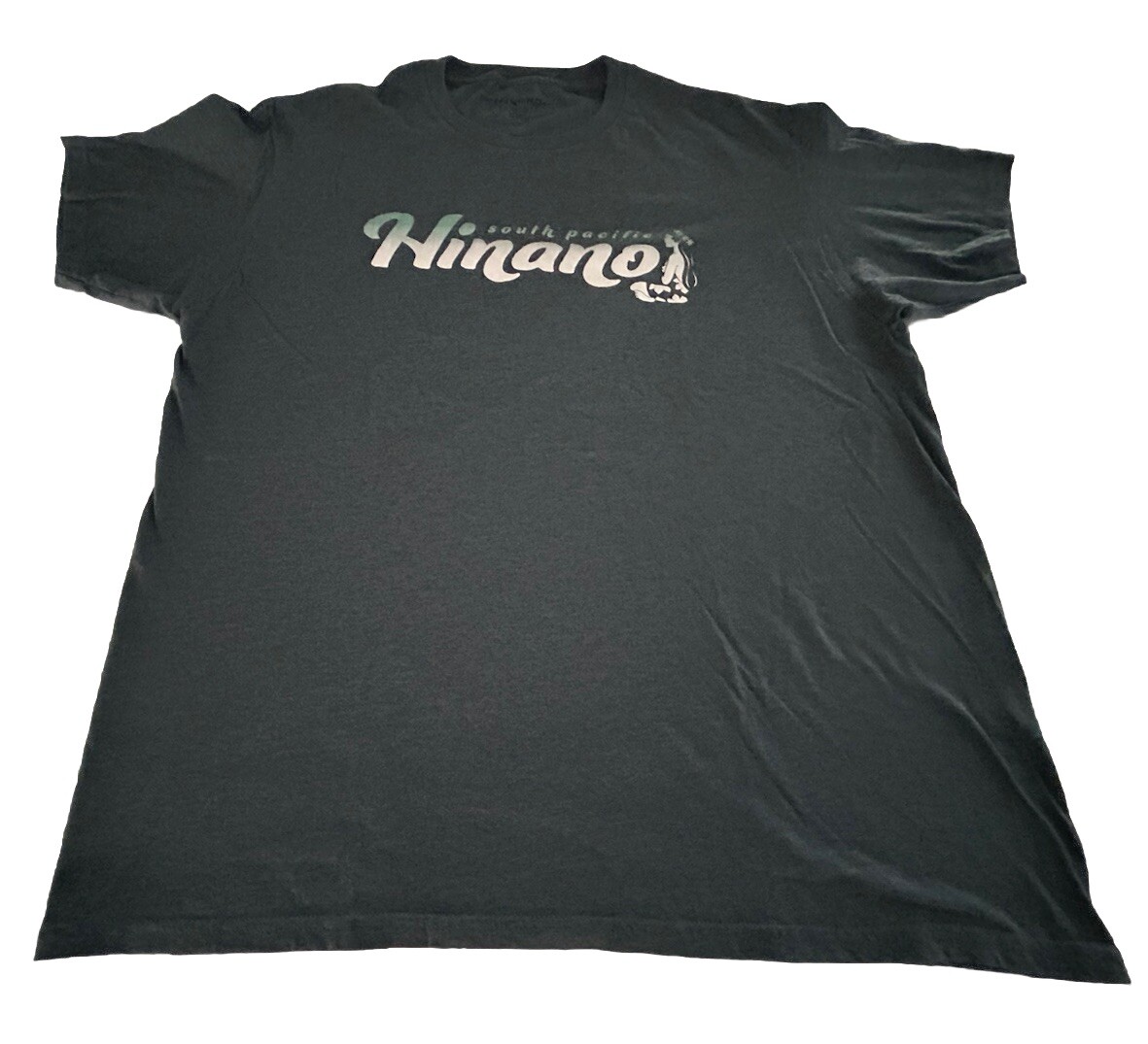 Hinano Tahiti Men’s 2XL Dark Blue T Shirt French Polynesia, South Pacific