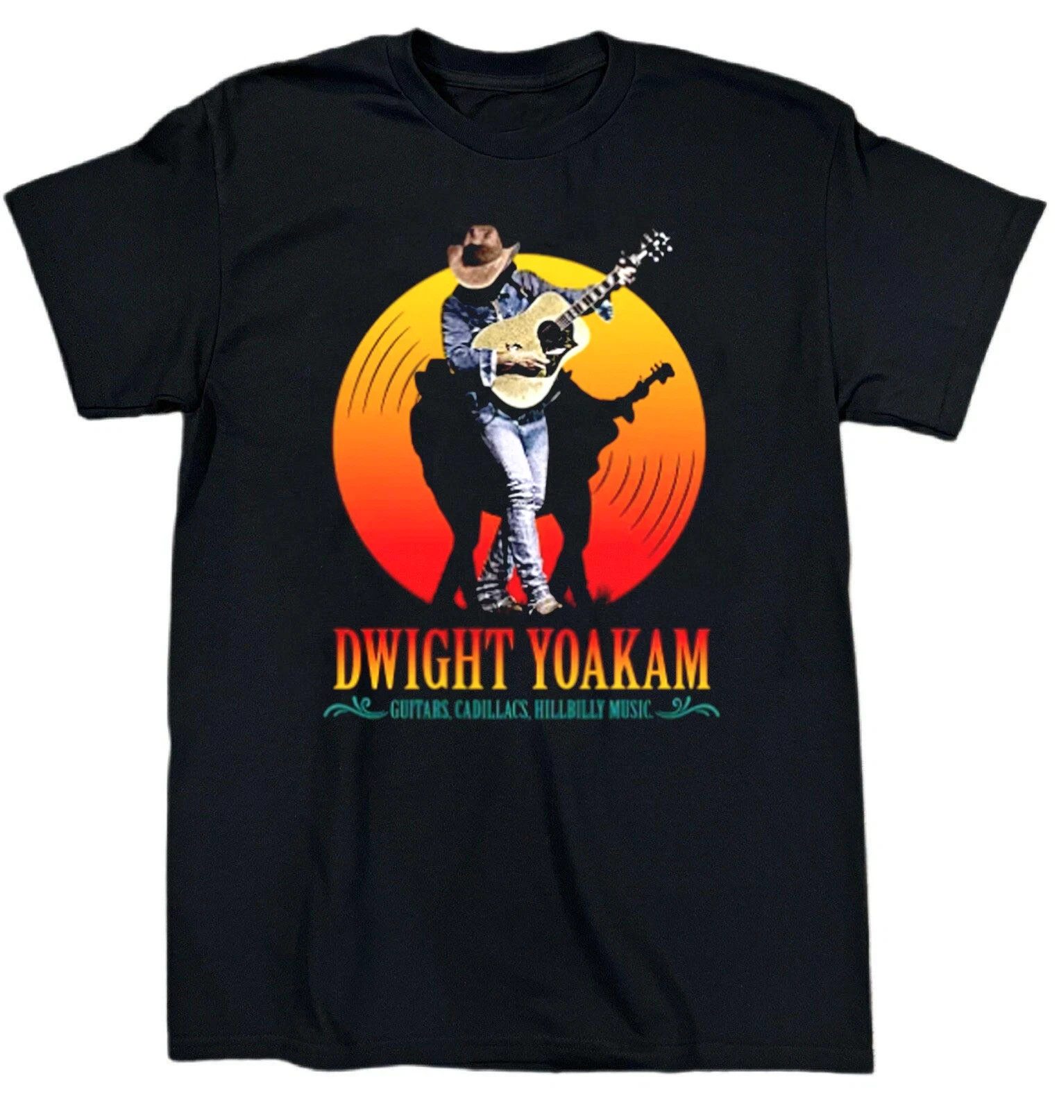 Collection Dwight Yoakam Heavy Cotton Black S-5XL Shirt