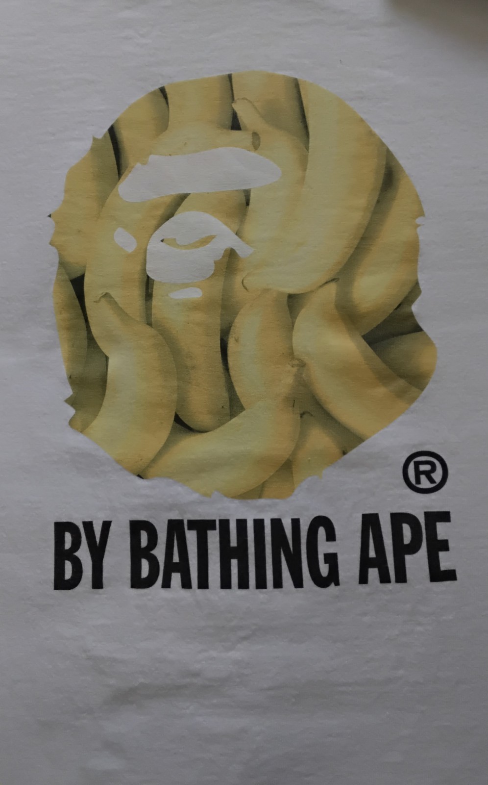 BAPE Banana Camo Big Ape Head Tee White – OG Nigo Era Size M